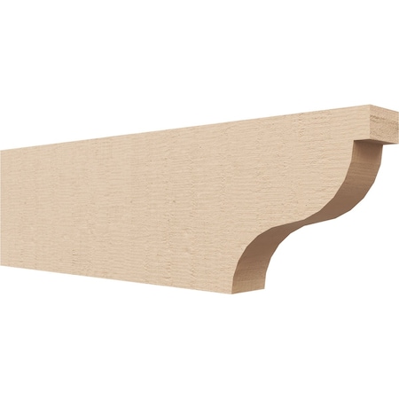 Ekena Millwork 2in. W x 6in. H x 20in. L Garner Woodgrain TimberThane Rafter Tail, Primed Tan RFTUR02X06X20GARRCPR